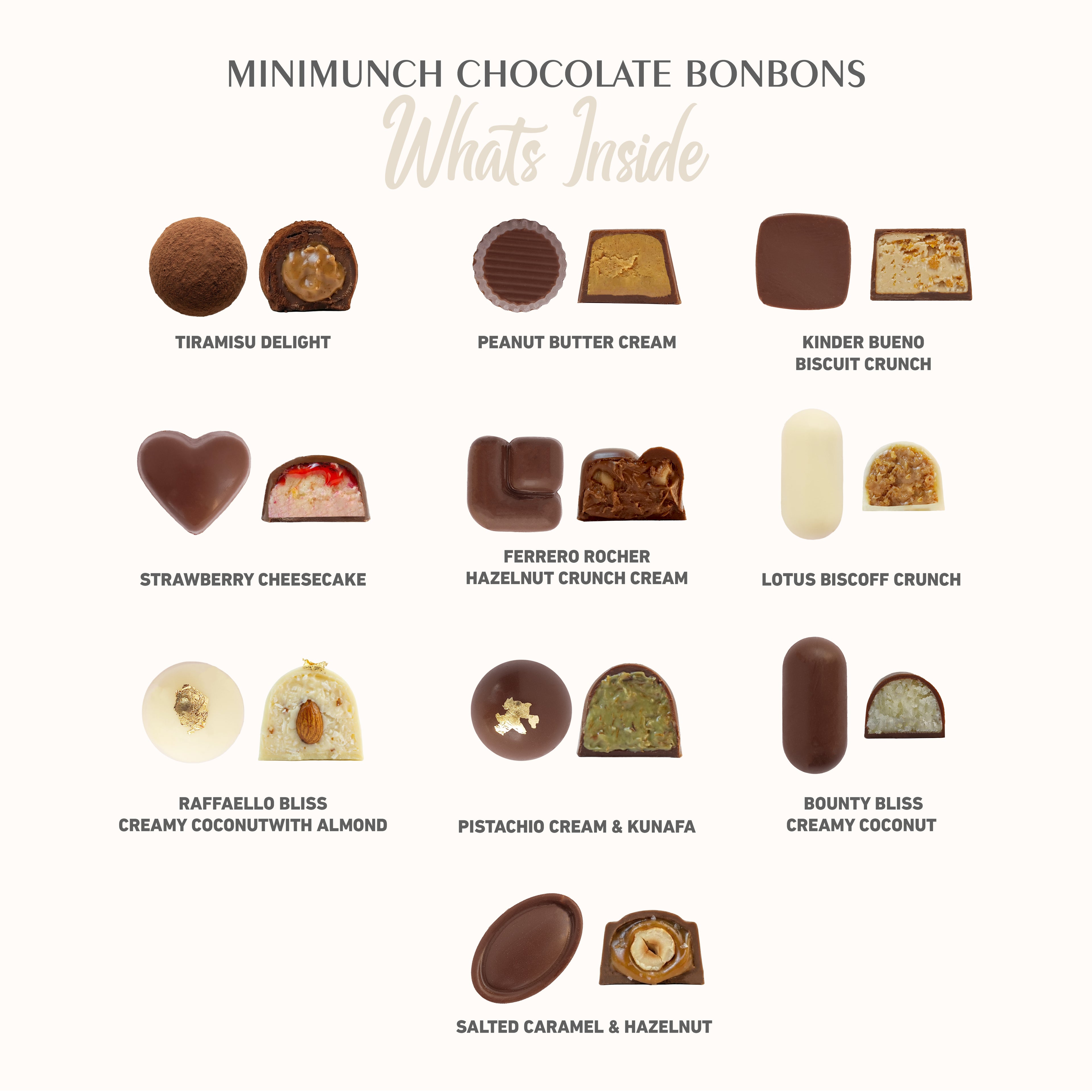 Premium Belgian chocolate bonbons-25 pcs
