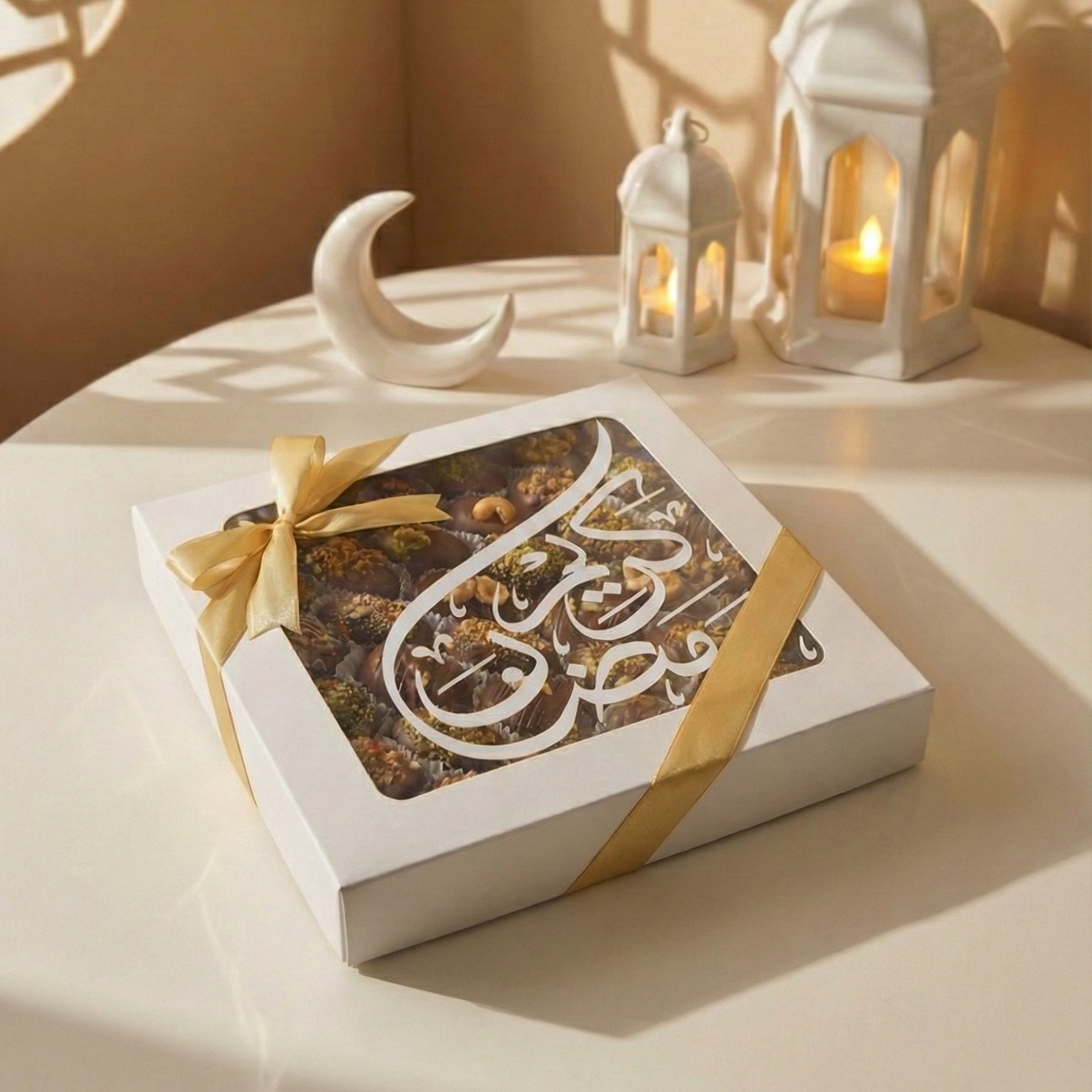 Belgian Chocolate Medjool Dates Box - 36 Pcs